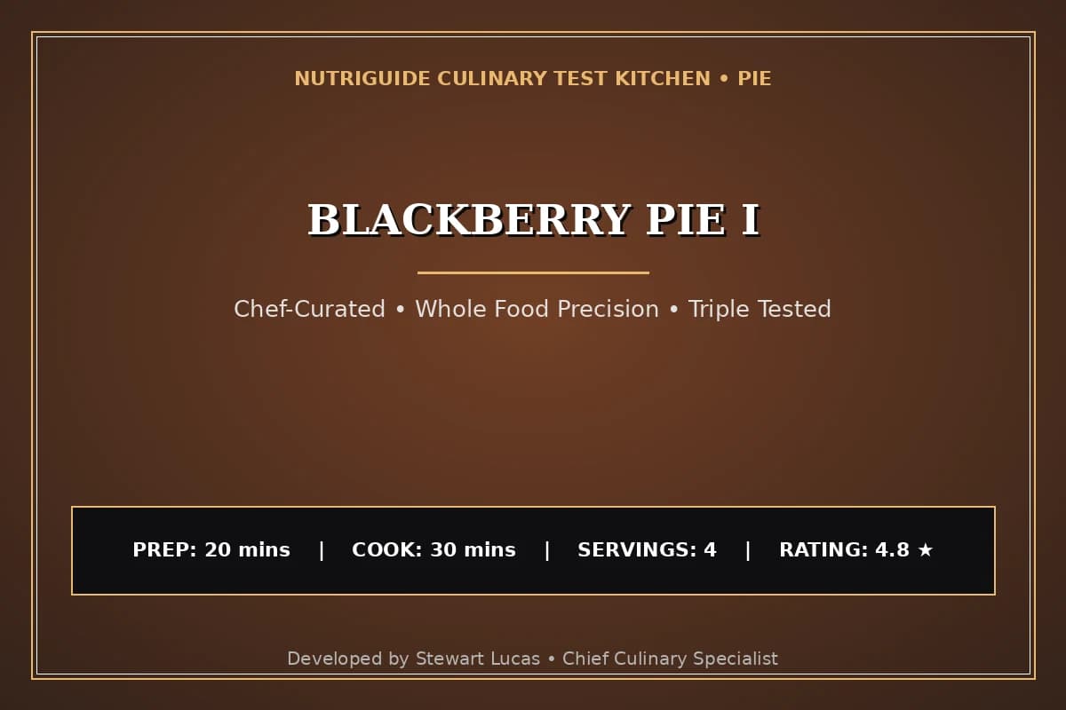 Blackberry Pie I