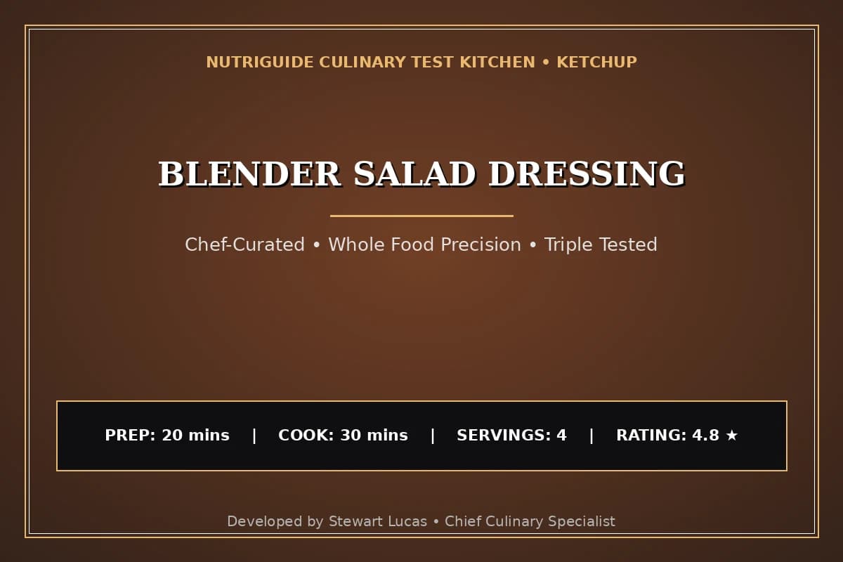 Blender Salad Dressing