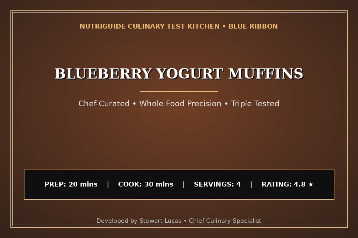 Blueberry Yogurt Muffins