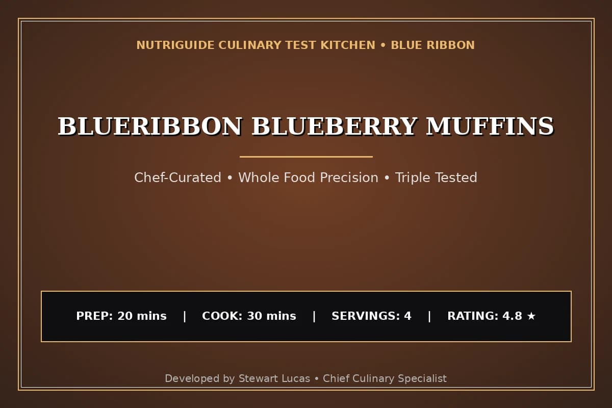 Blueribbon Blueberry Muffins