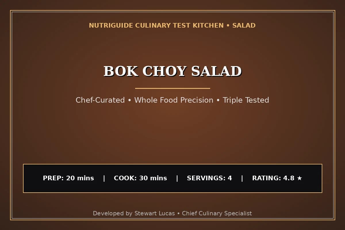 Bok Choy Salad