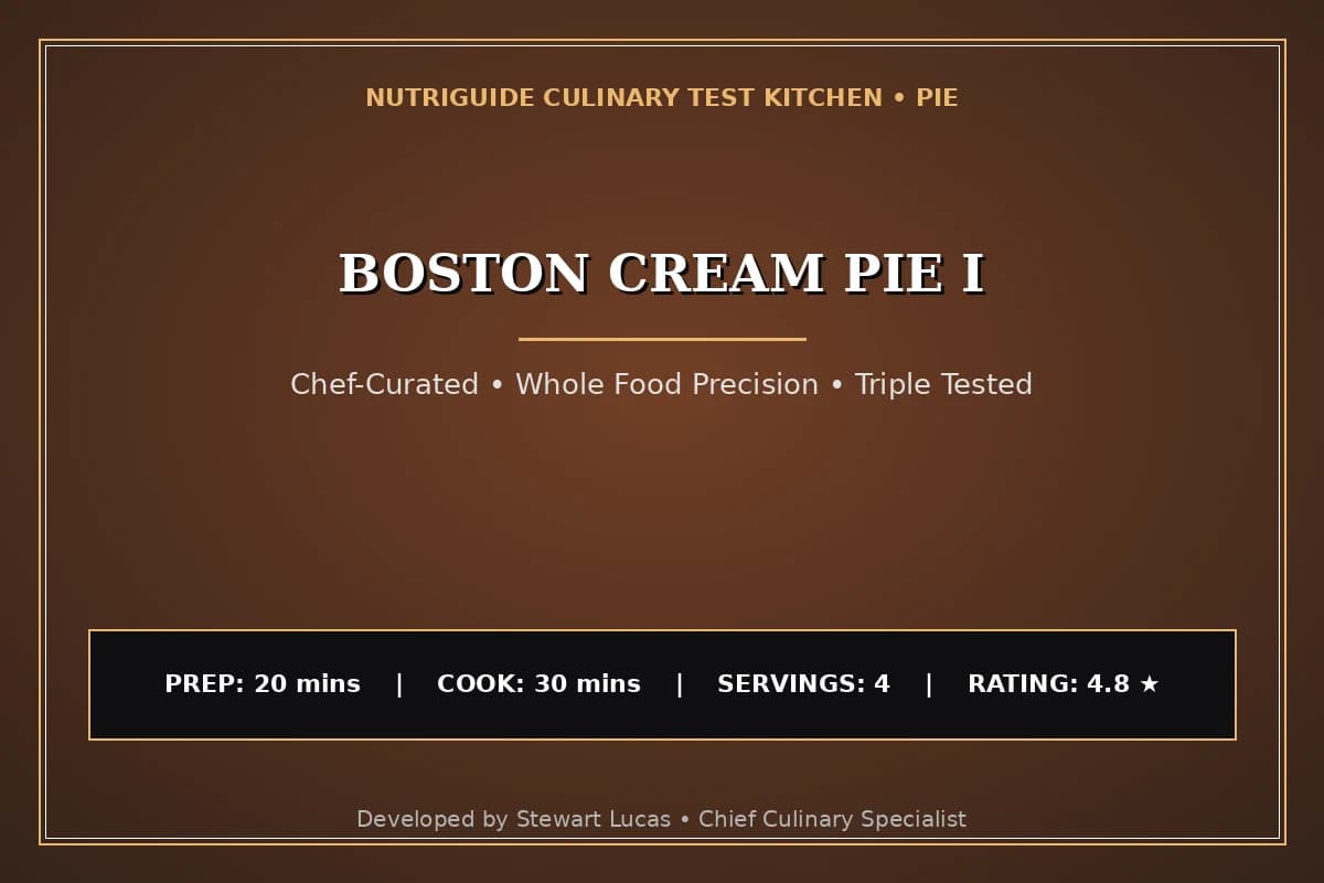 Boston Cream Pie I
