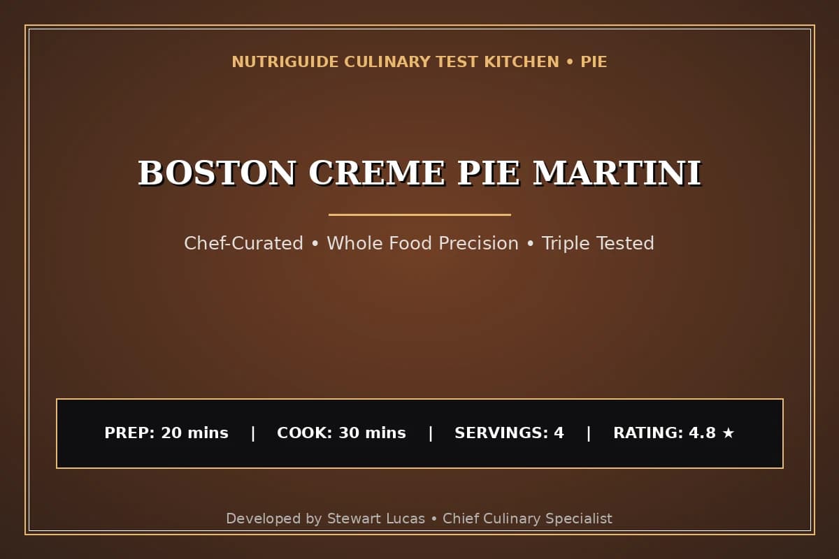 Boston Creme Pie Martini