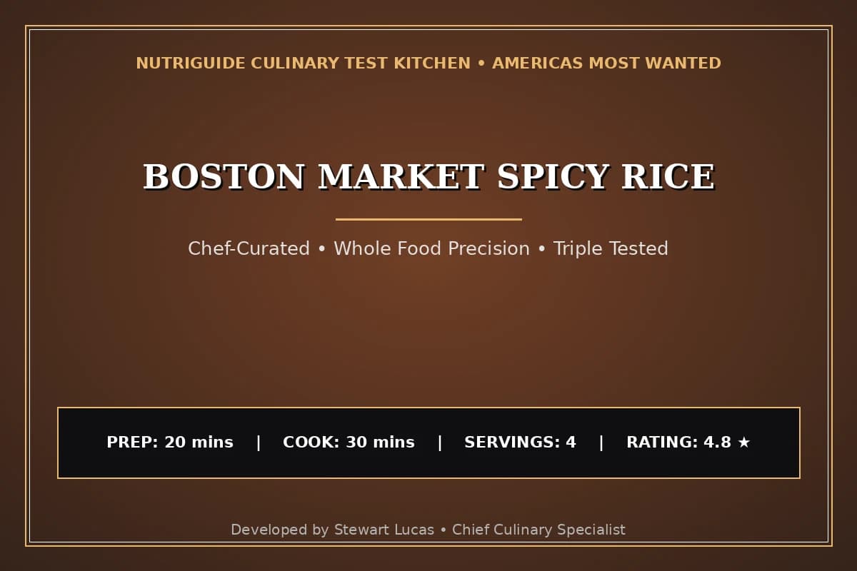 Boston Market Spicy Rice