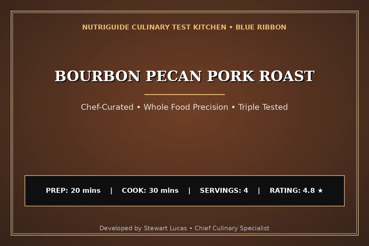 Bourbon Pecan Pork Roast