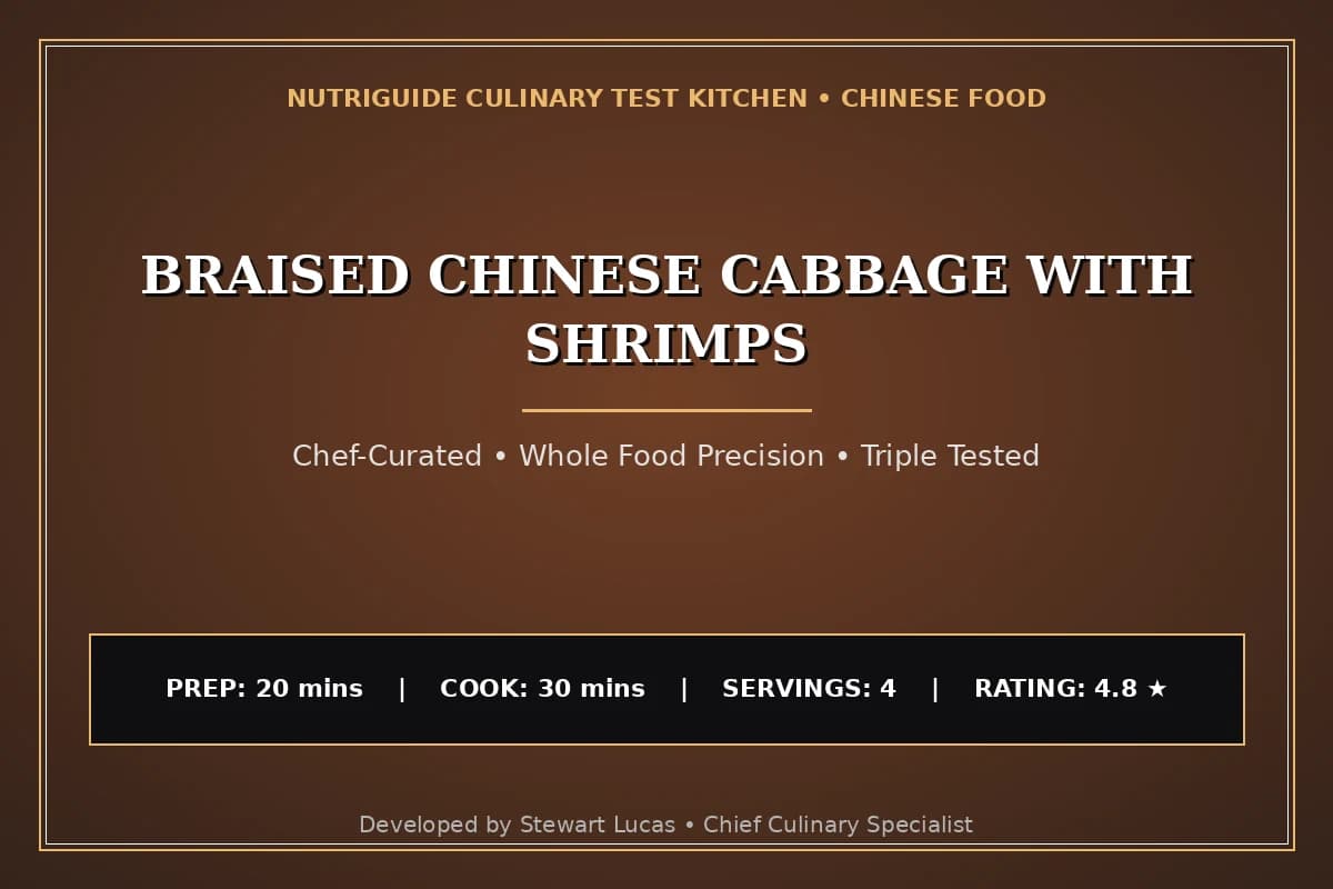 Braised Chinese Cabbage With Shrimps