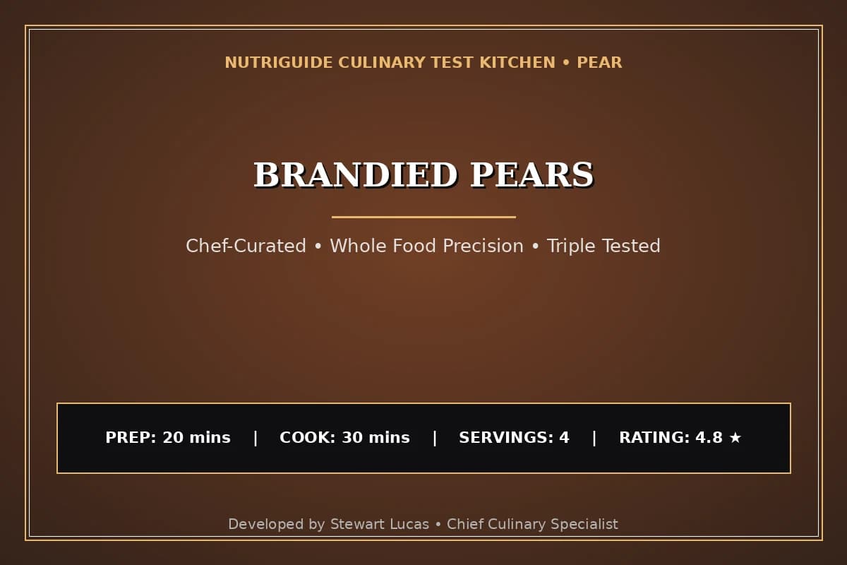 Brandied Pears