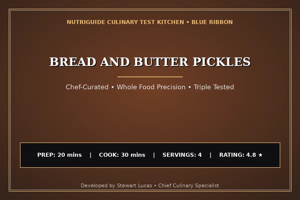 Bread And Butter Pickles
