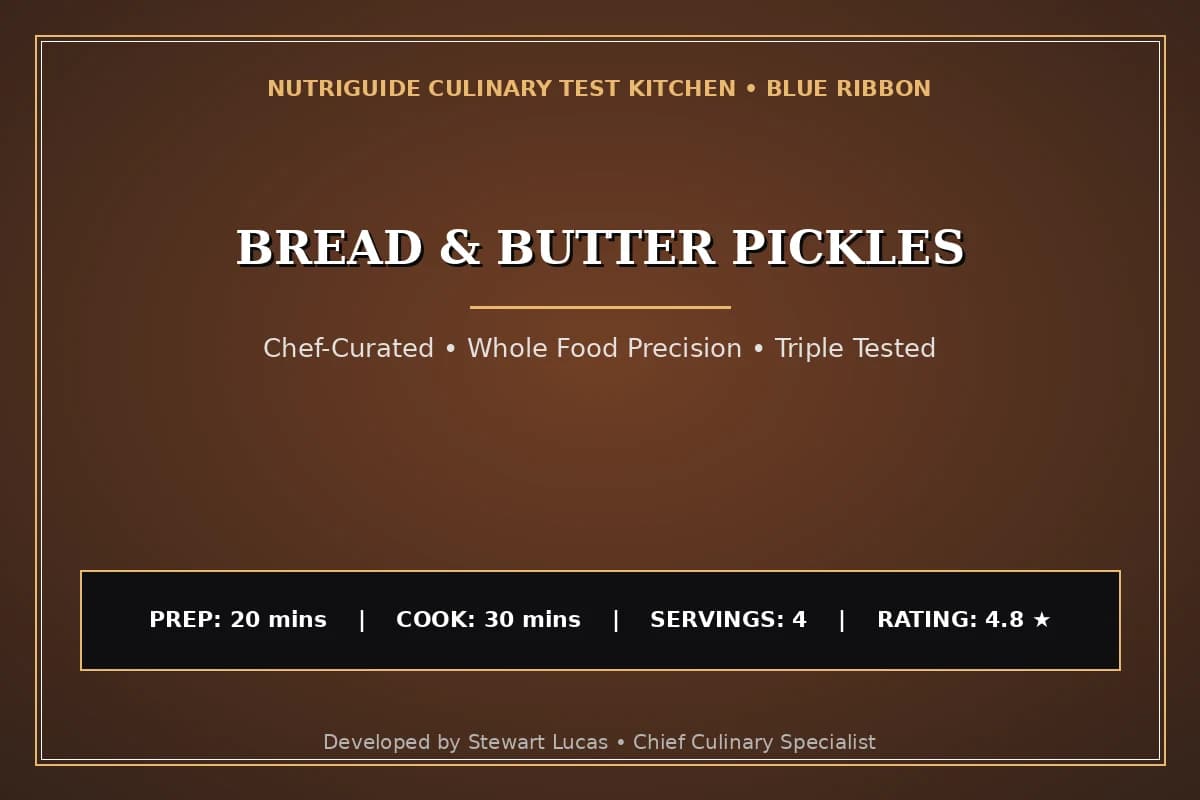 Bread & Butter Pickles