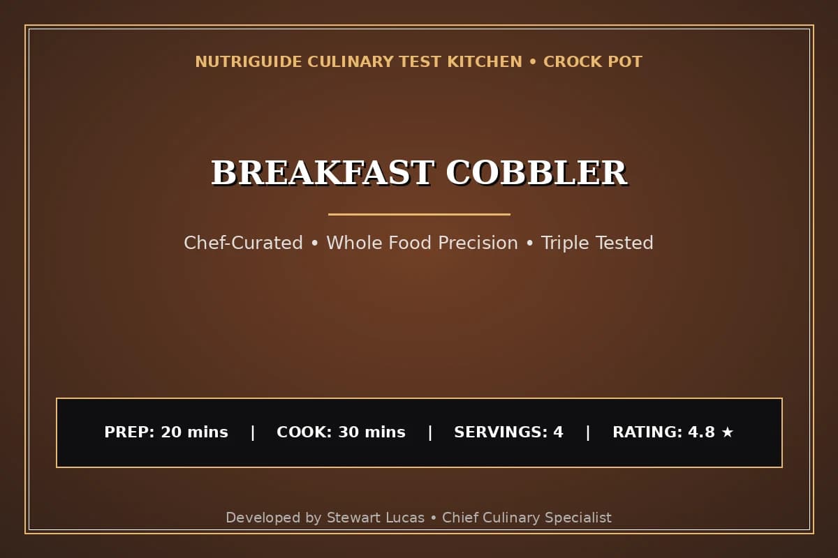 Breakfast Cobbler
