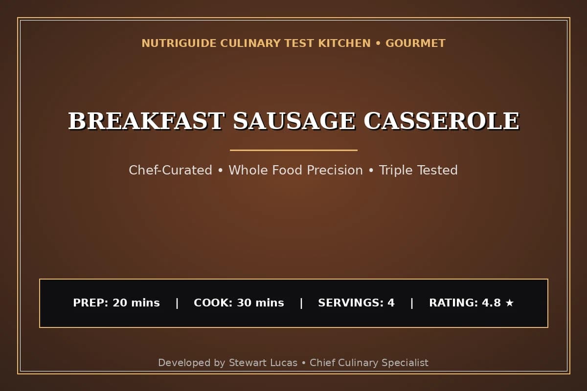 Breakfast Sausage Casserole