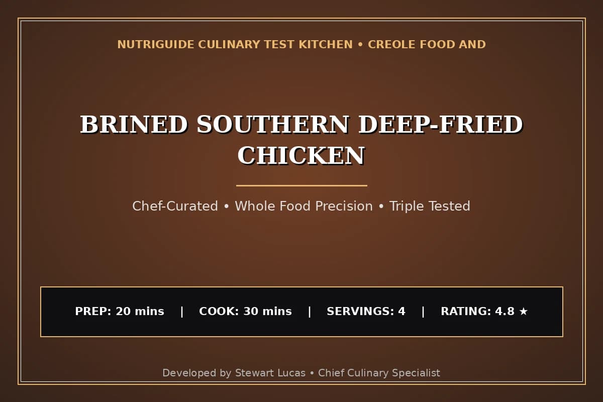 Brined Southern Deep-Fried Chicken