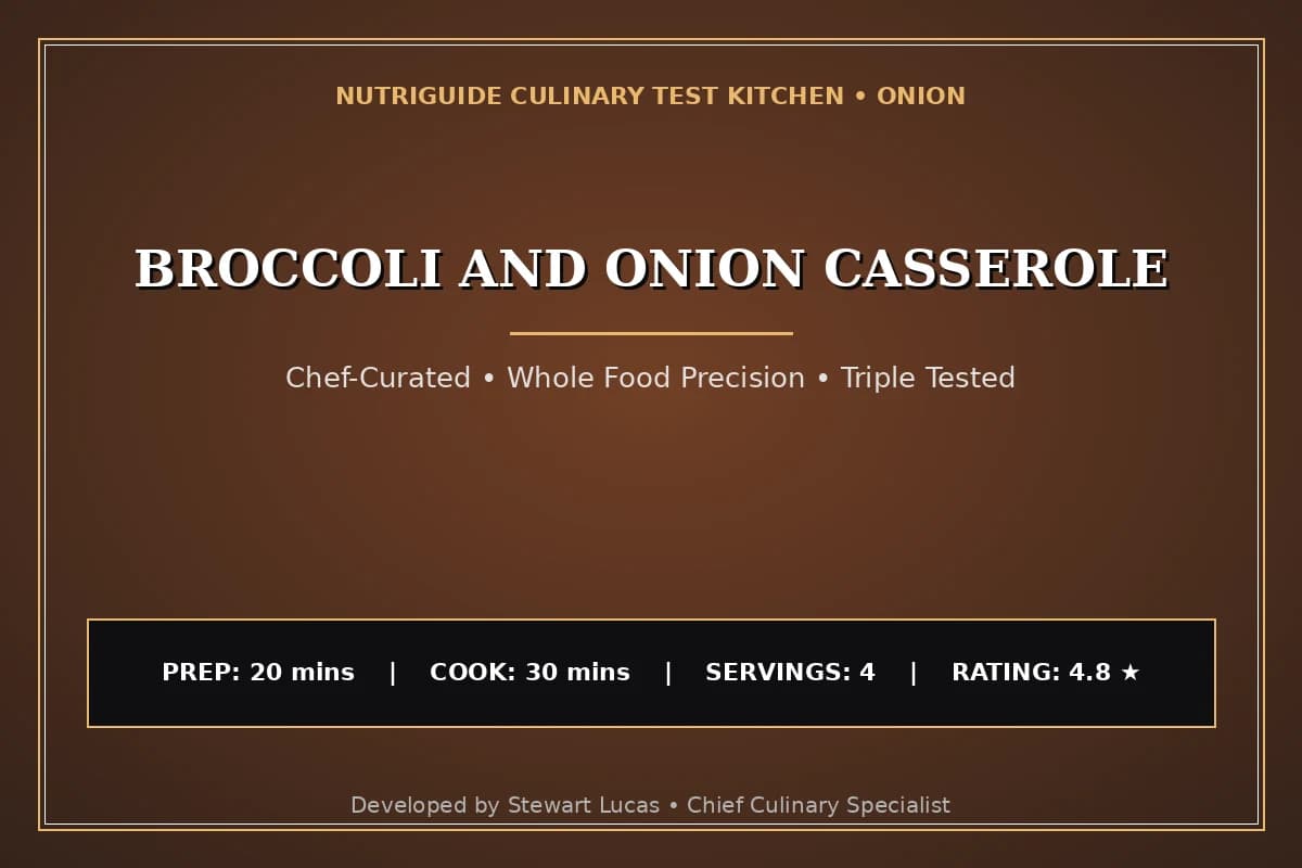 Broccoli And Onion Casserole