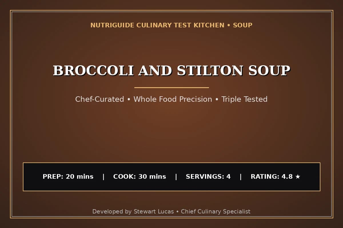 Broccoli And Stilton Soup