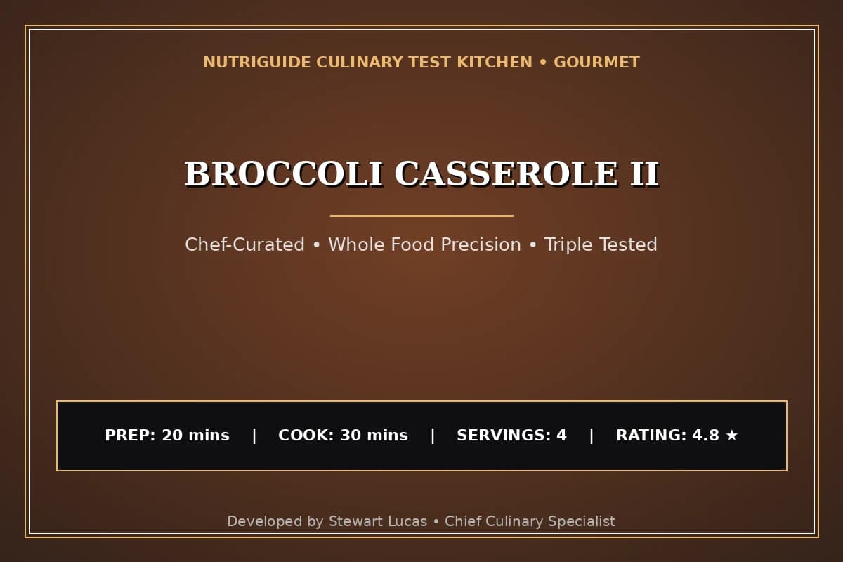 Broccoli Casserole Ii