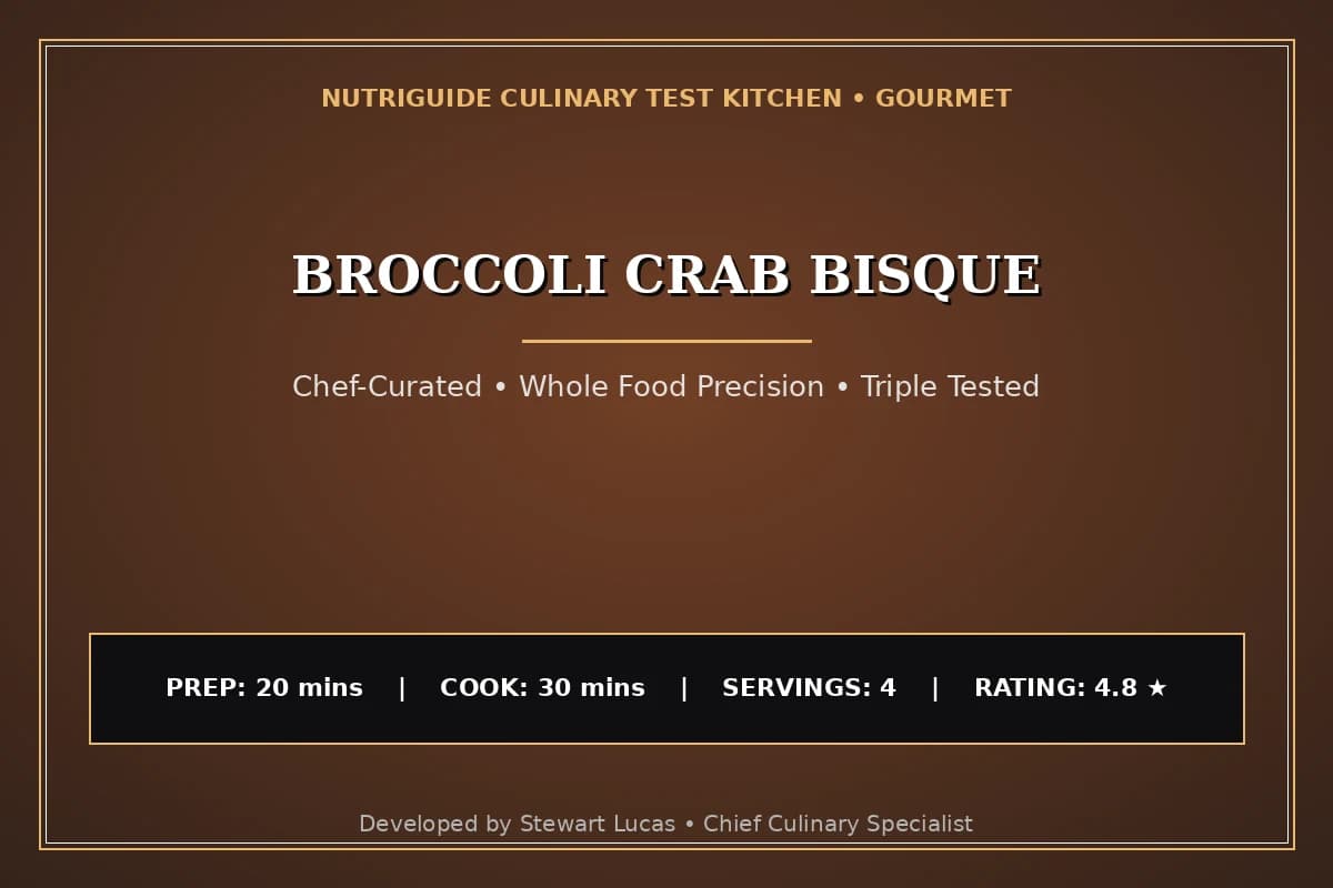 Broccoli Crab Bisque