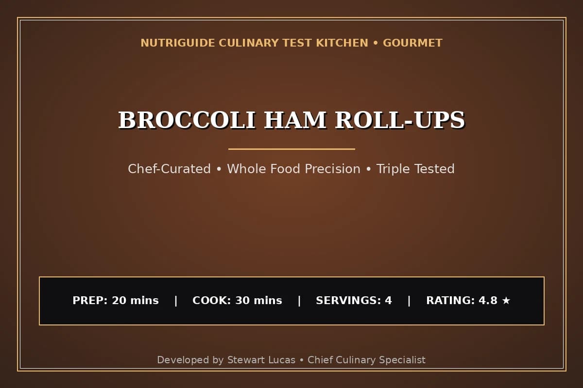 Broccoli Ham Roll-Ups