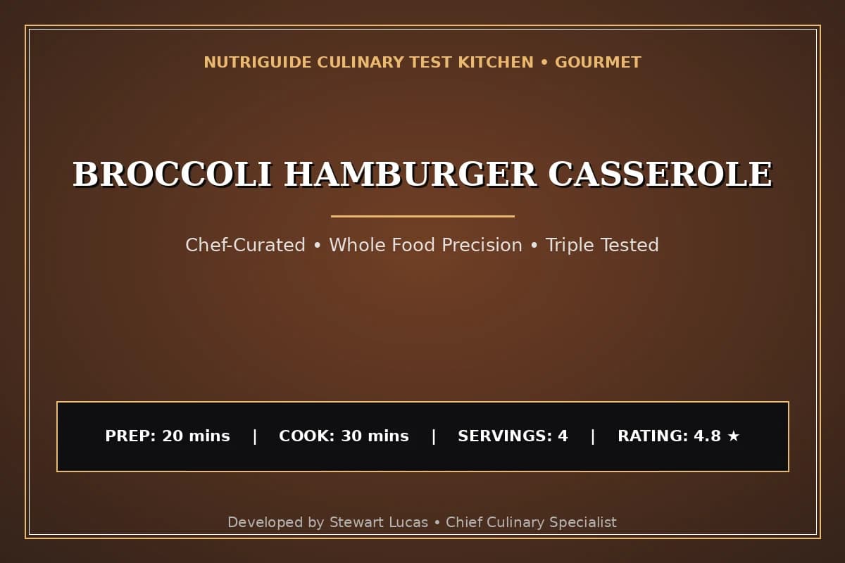 Broccoli Hamburger Casserole