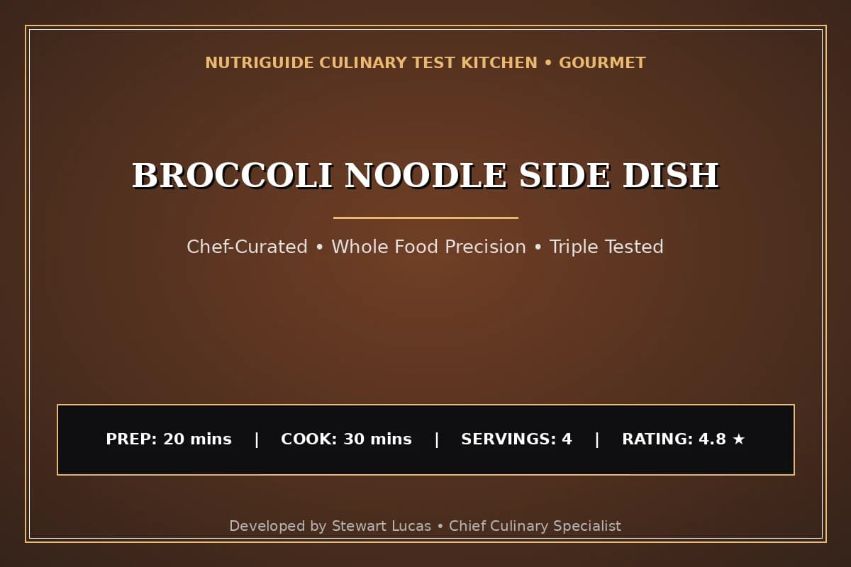 Broccoli Noodle Side Dish