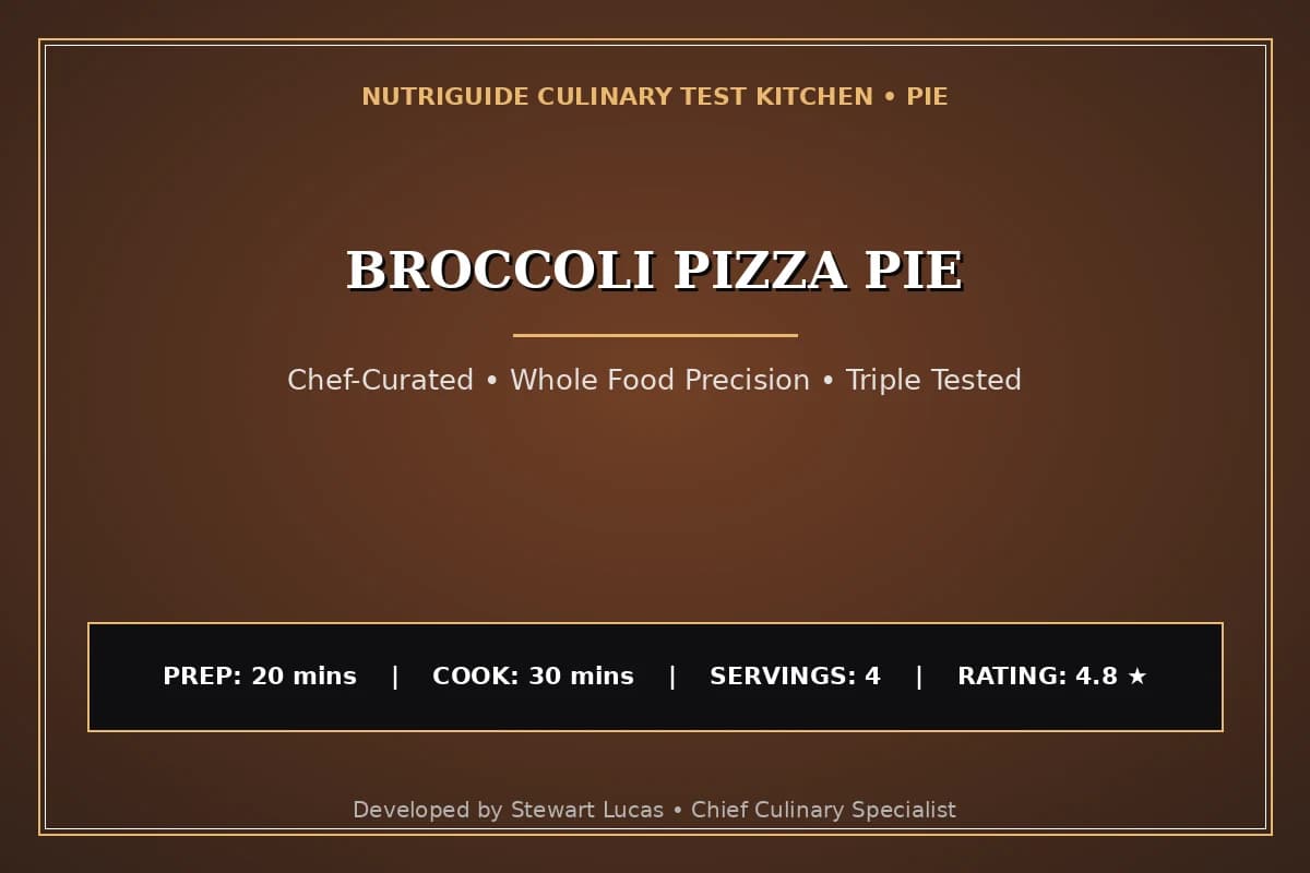 Broccoli Pizza Pie