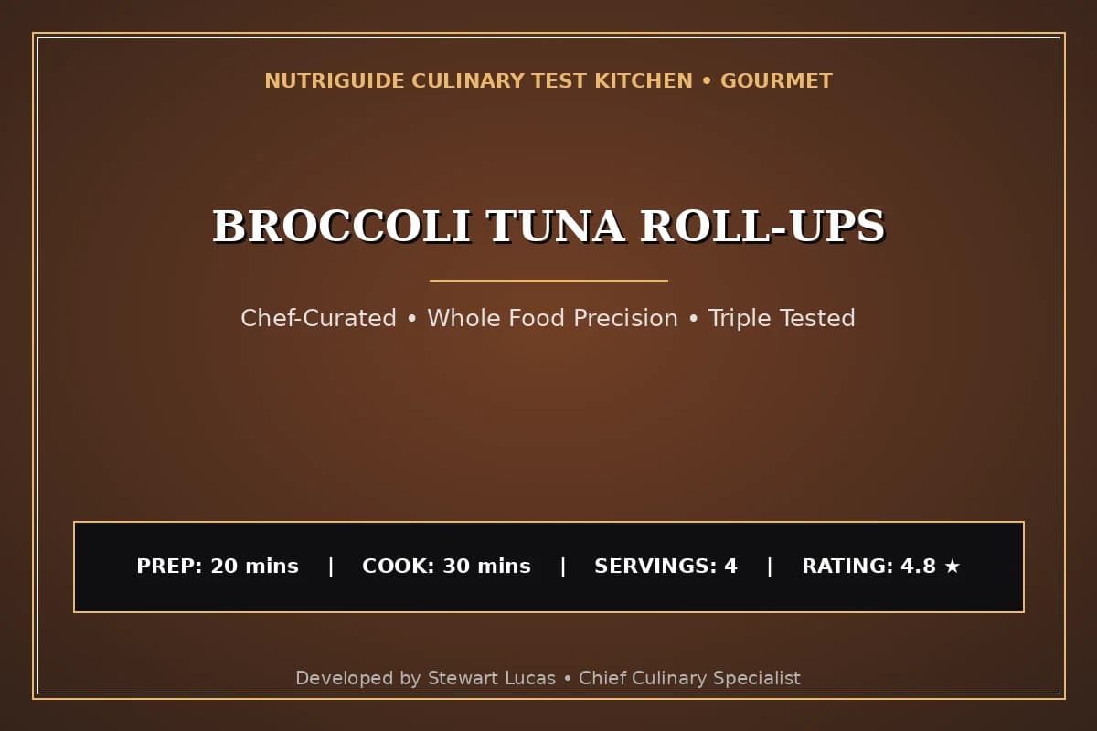Broccoli Tuna Roll-Ups