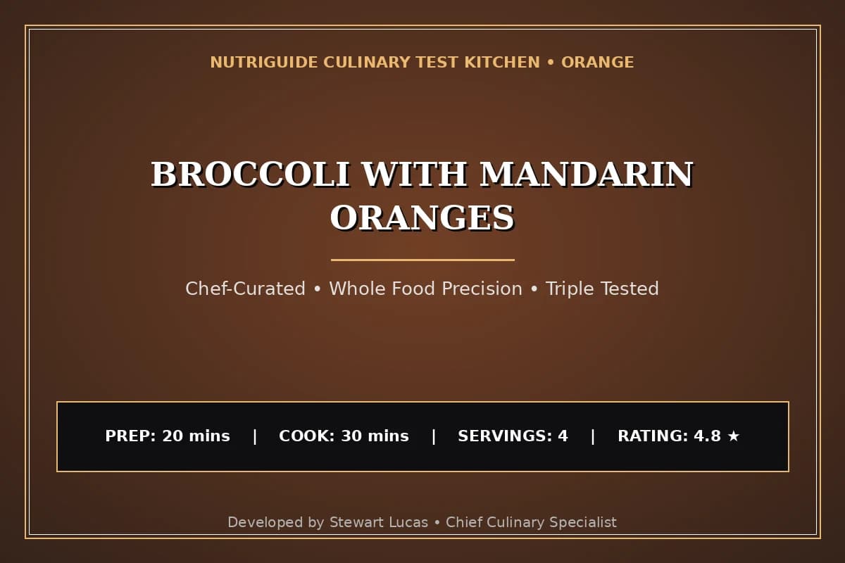 Broccoli With Mandarin Oranges