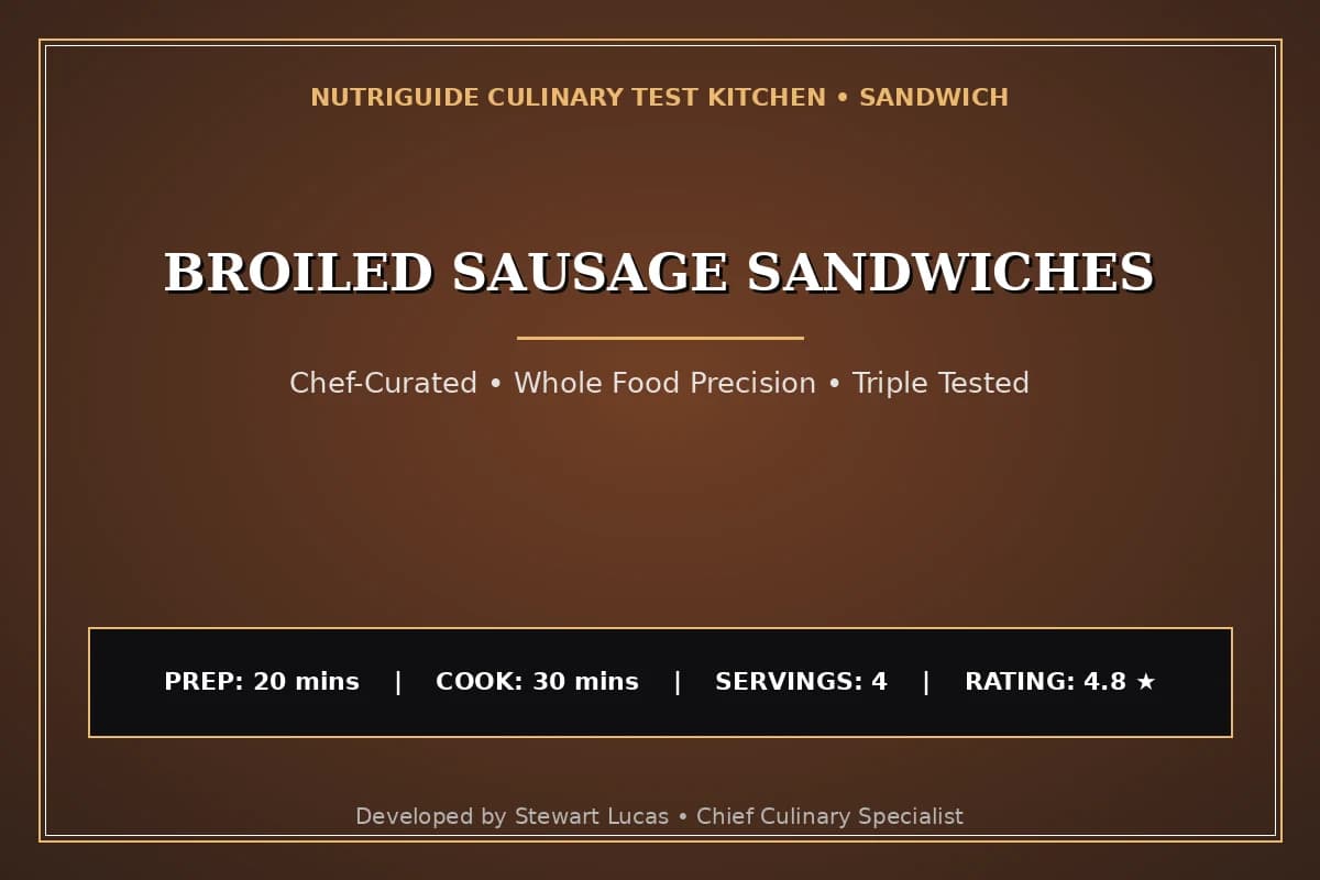 Broiled Sausage Sandwiches