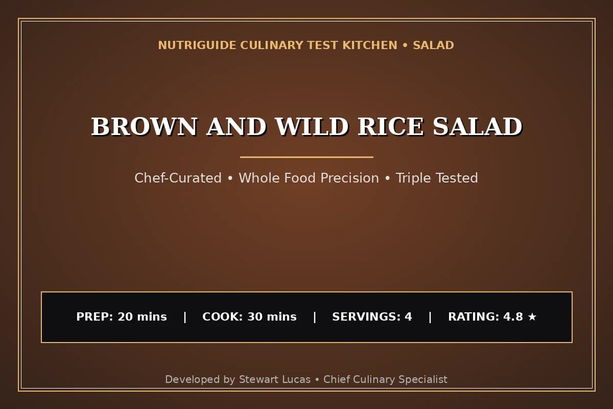 Brown And Wild Rice Salad