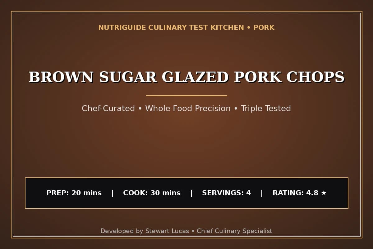 Brown Sugar Glazed Pork Chops