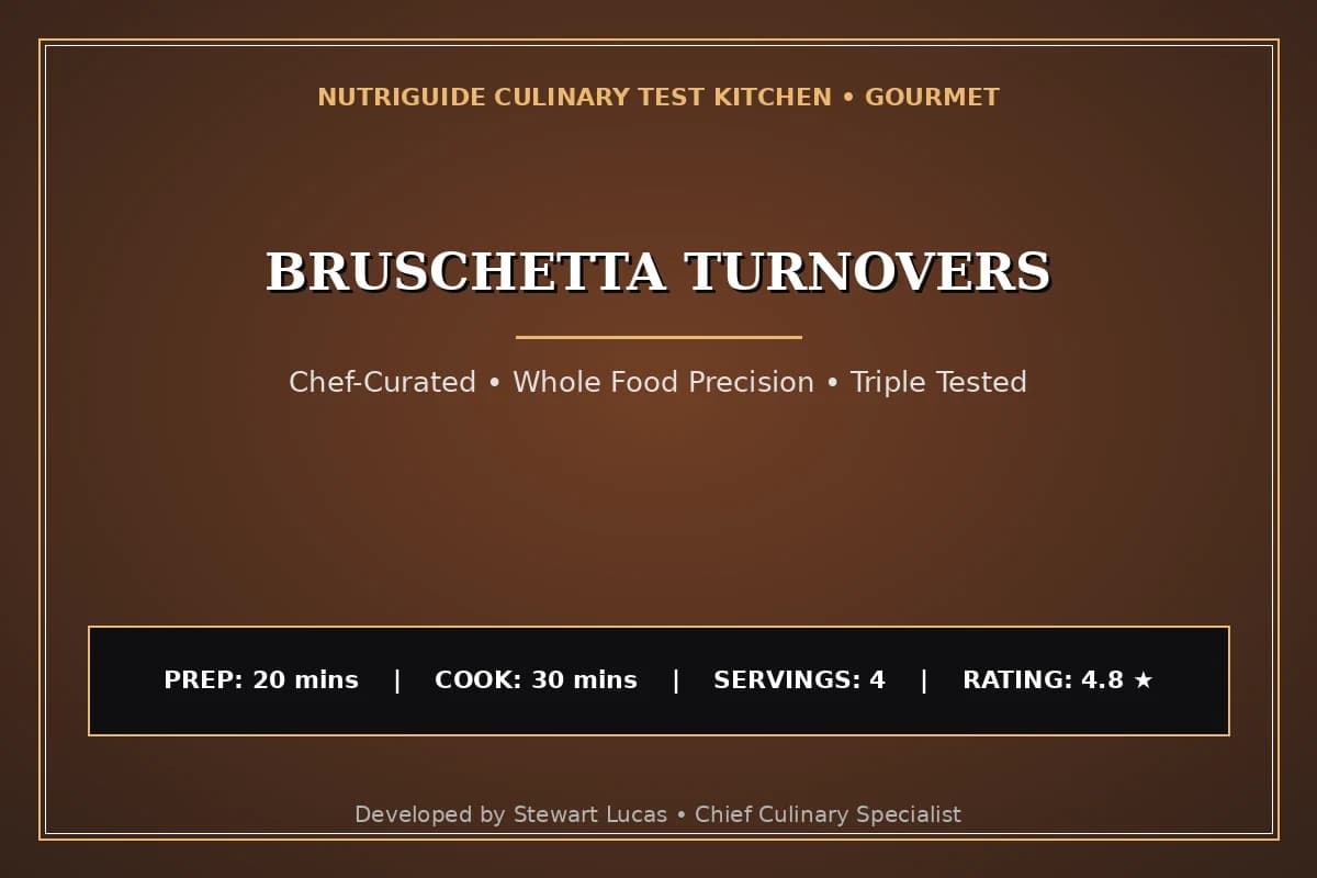 Bruschetta Turnovers