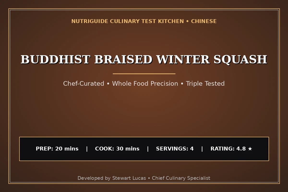 Buddhist Braised Winter Squash