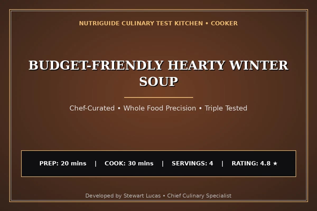 Budget-Friendly Hearty Winter Soup