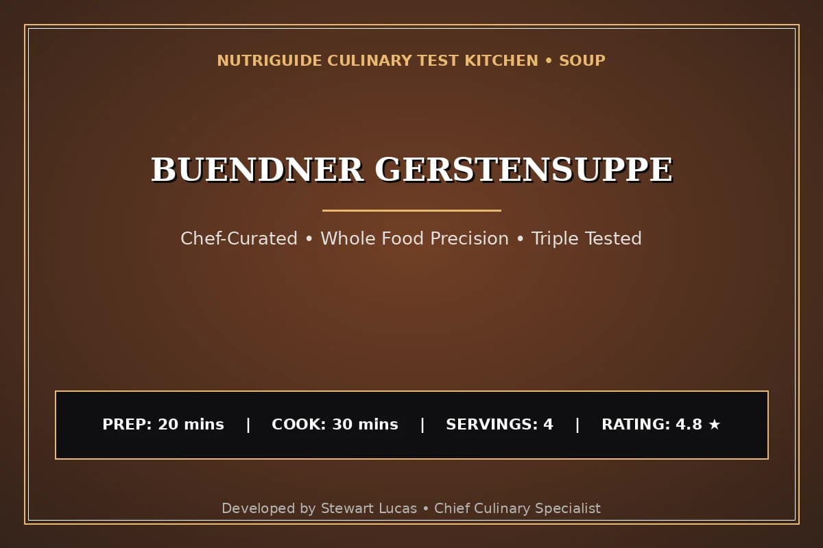Buendner Gerstensuppe