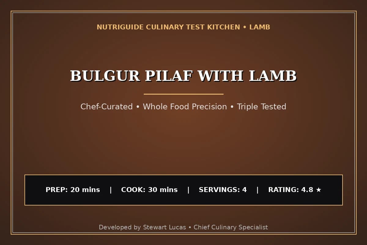 Bulgur Pilaf With Lamb