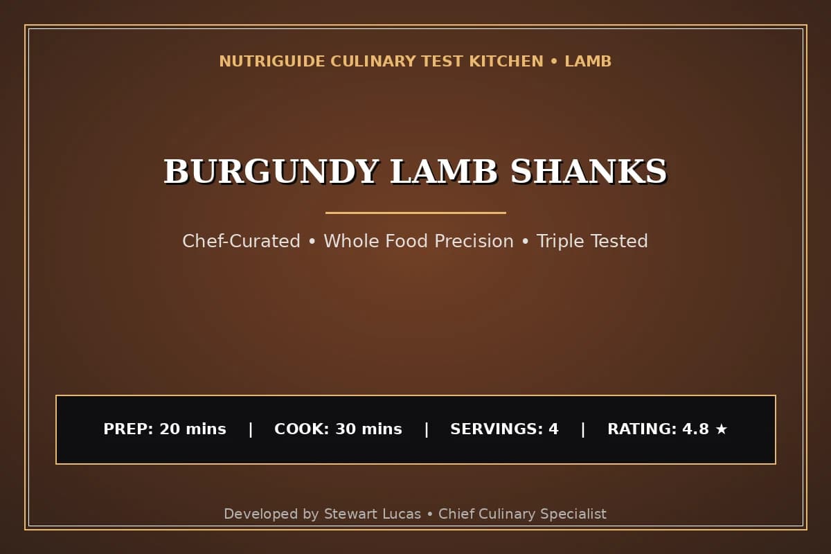 Burgundy Lamb Shanks
