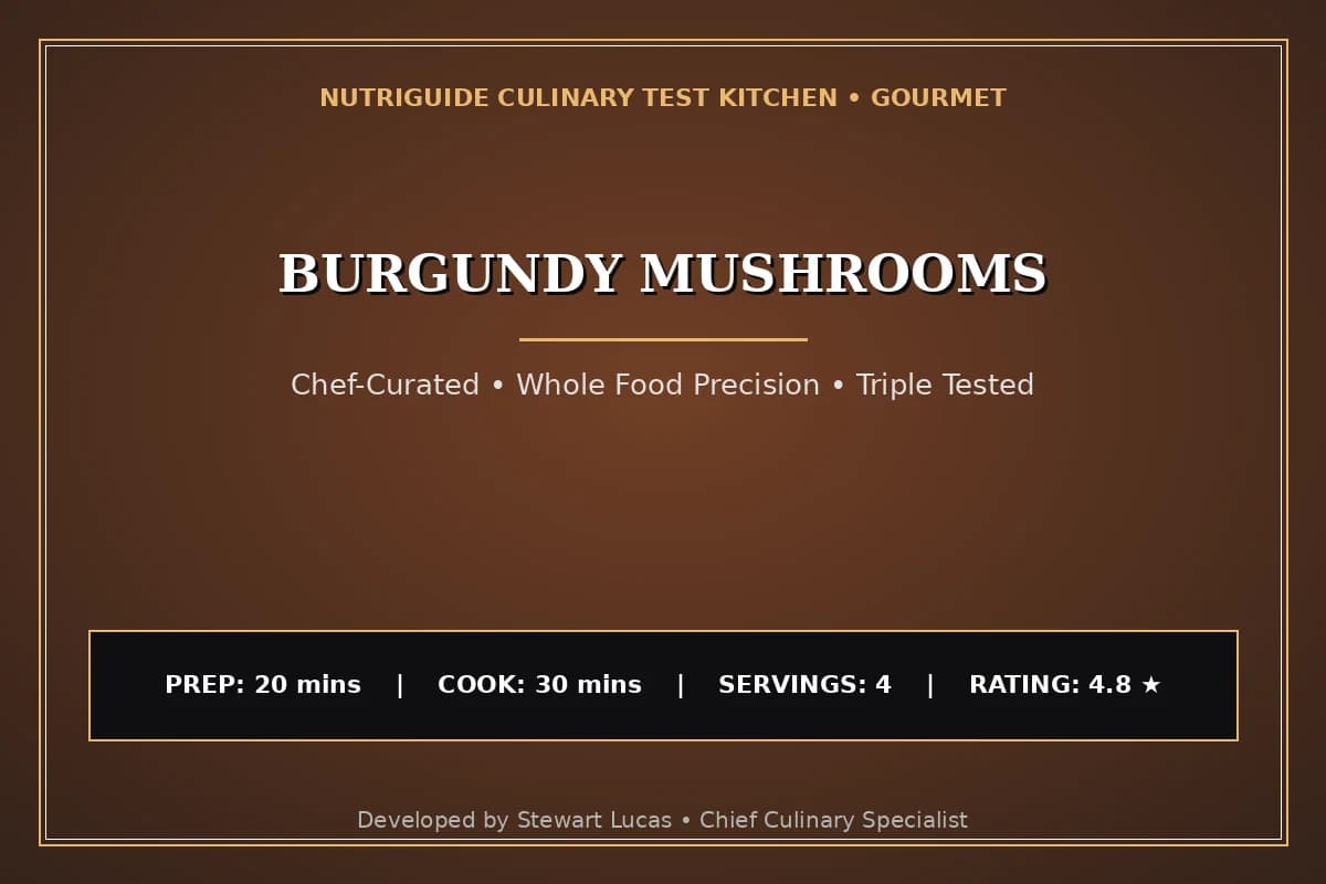 Burgundy Mushrooms