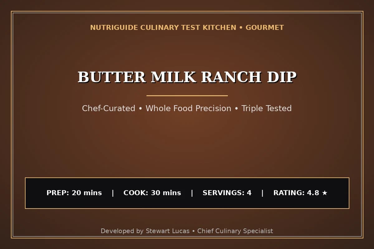 Butter Milk Ranch Dip