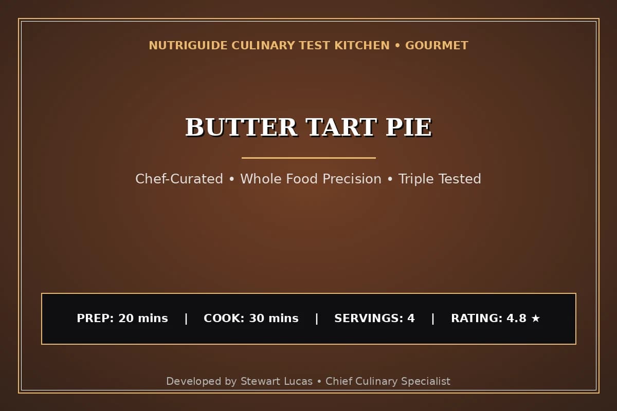 Butter Tart Pie