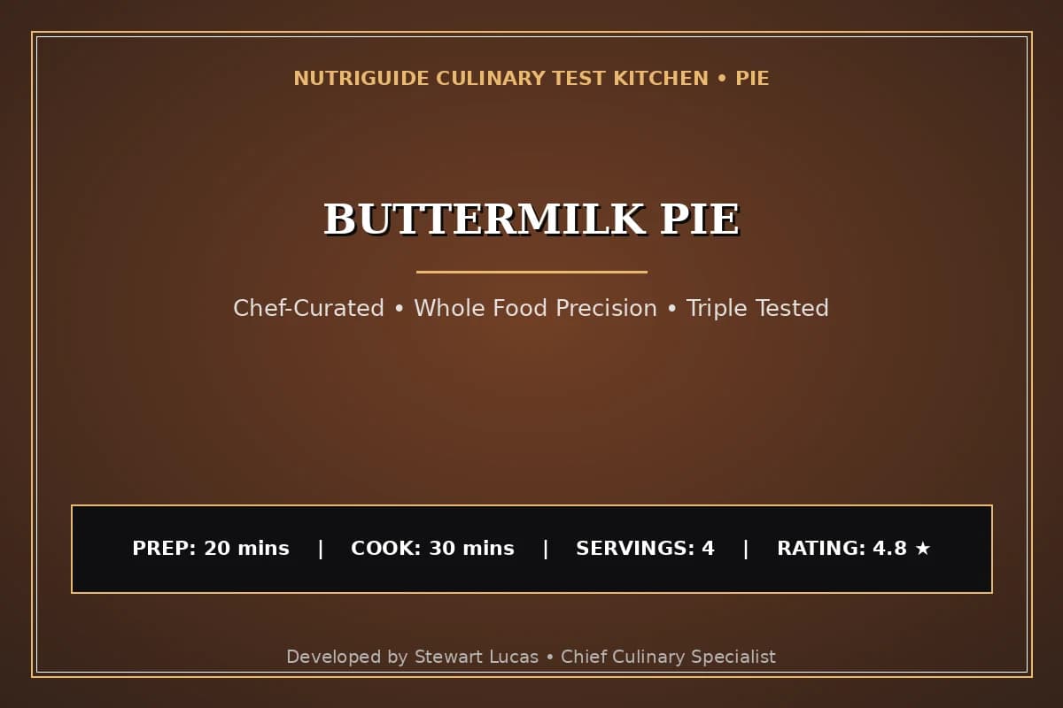 Buttermilk Pie