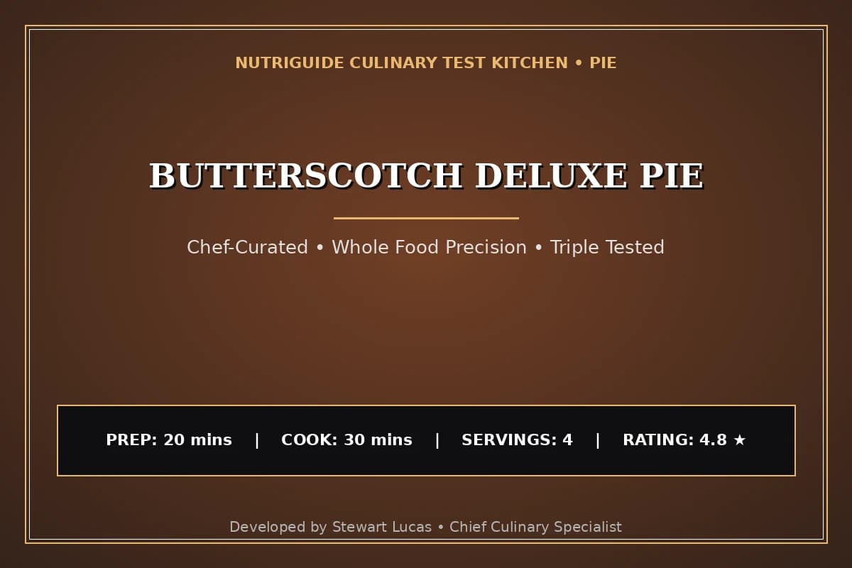 Butterscotch Deluxe Pie