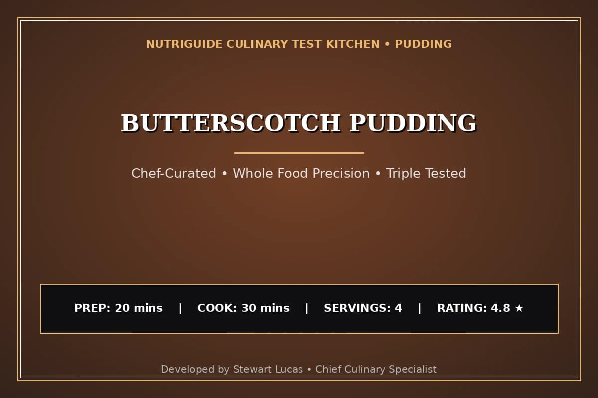 Butterscotch Pudding