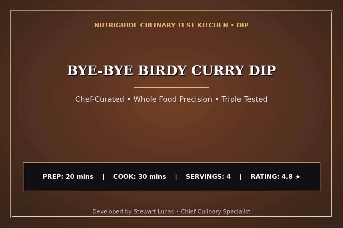 Bye-Bye Birdy Curry Dip