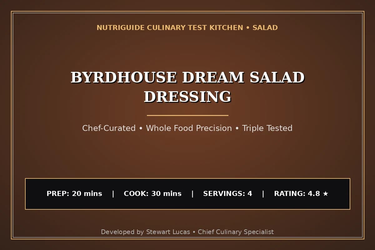 Byrdhouse Dream Salad Dressing