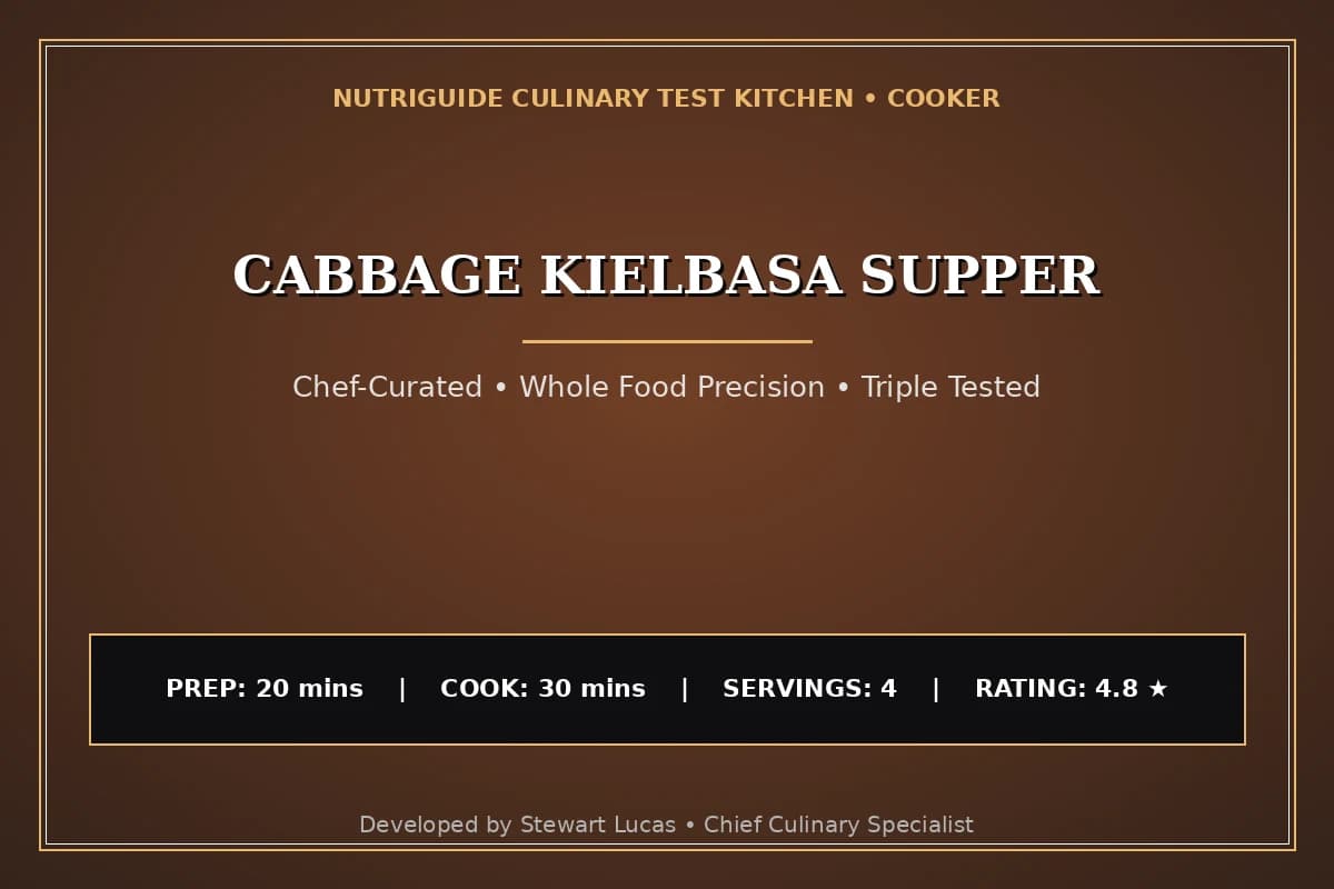 Cabbage Kielbasa Supper