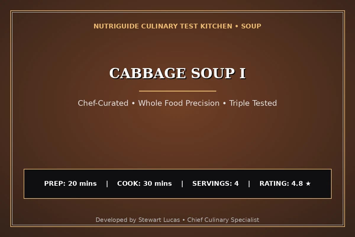 Cabbage Soup I