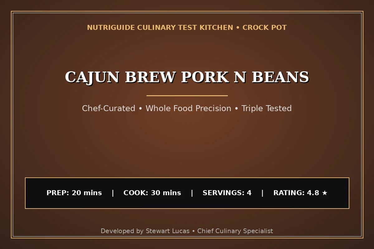 Cajun Brew Pork N Beans