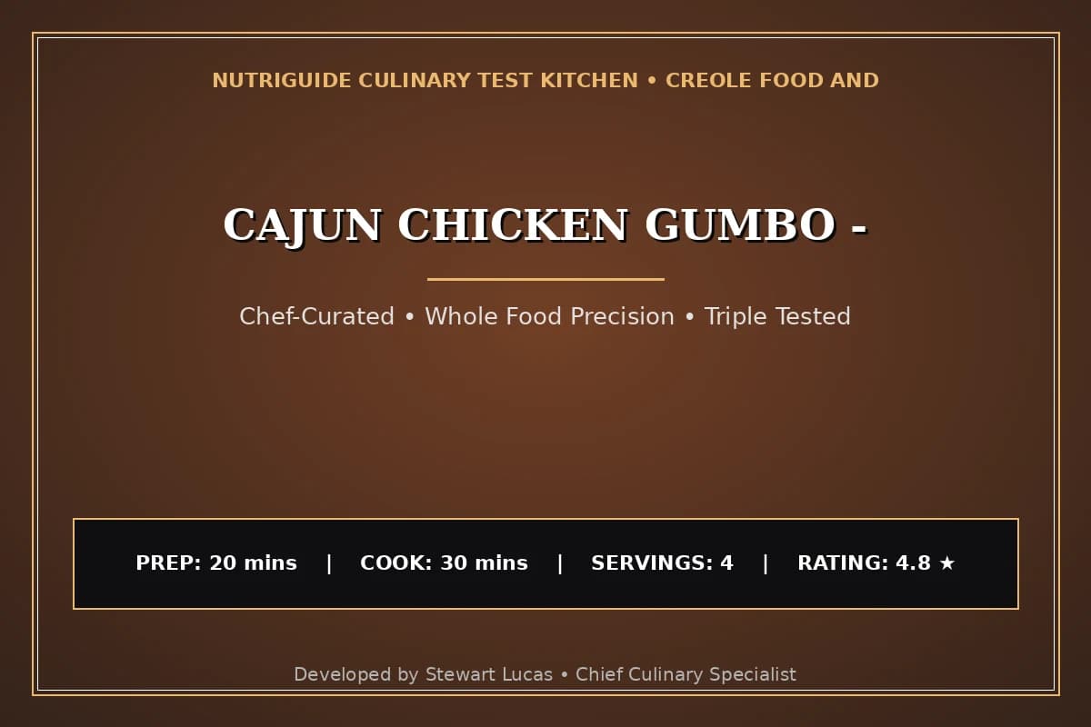 Cajun Chicken Gumbo -