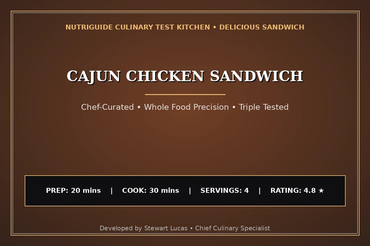 Cajun Chicken Sandwich