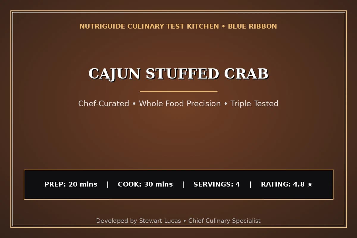 Cajun Stuffed Crab