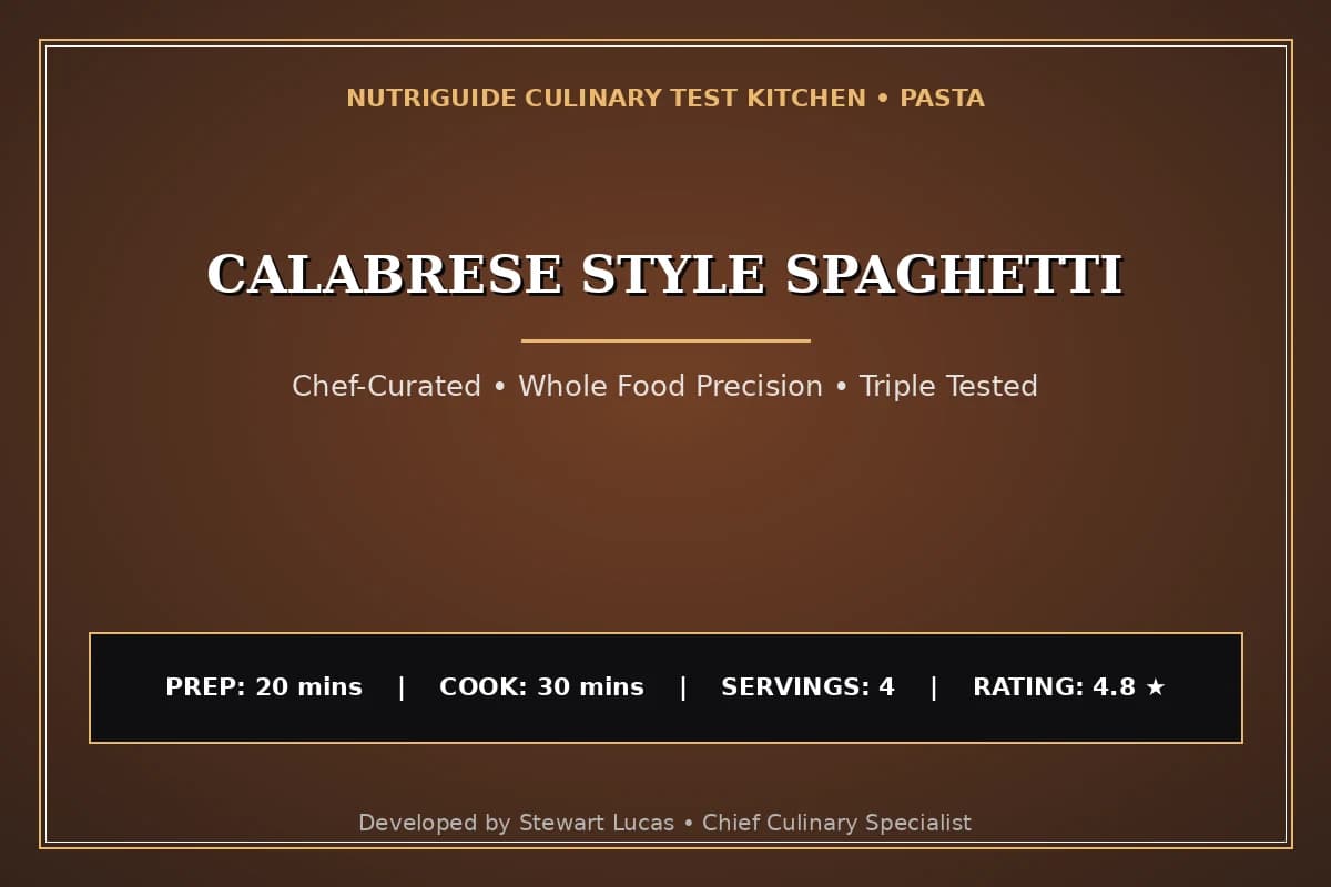 Calabrese Style Spaghetti